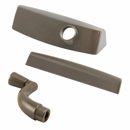 PRIME-LINE Casement Operator Crank Handle with Cover and Undercover, Right Hand, Bronze 1 Kit MP24422